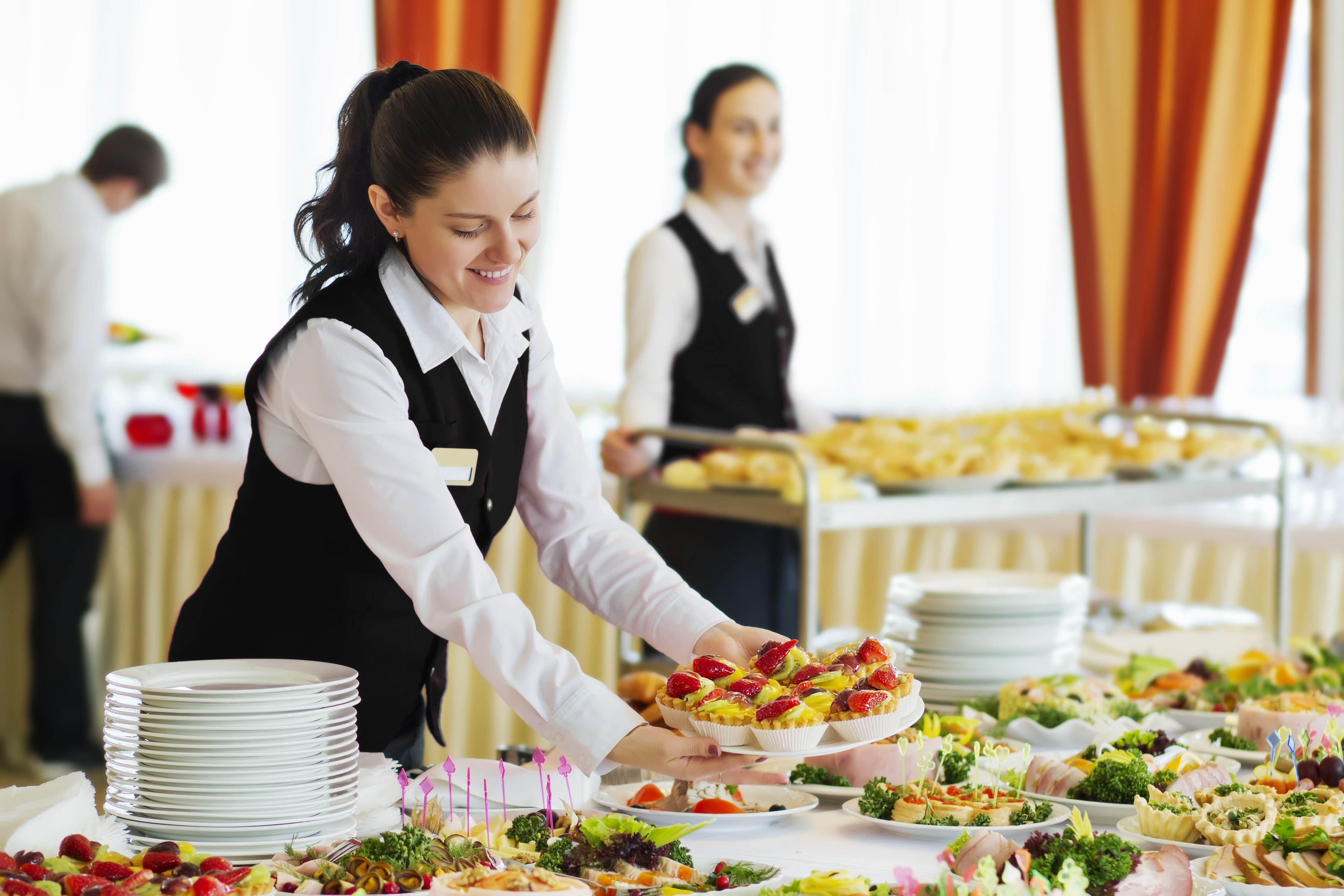 Boutique hotel interior set for an event