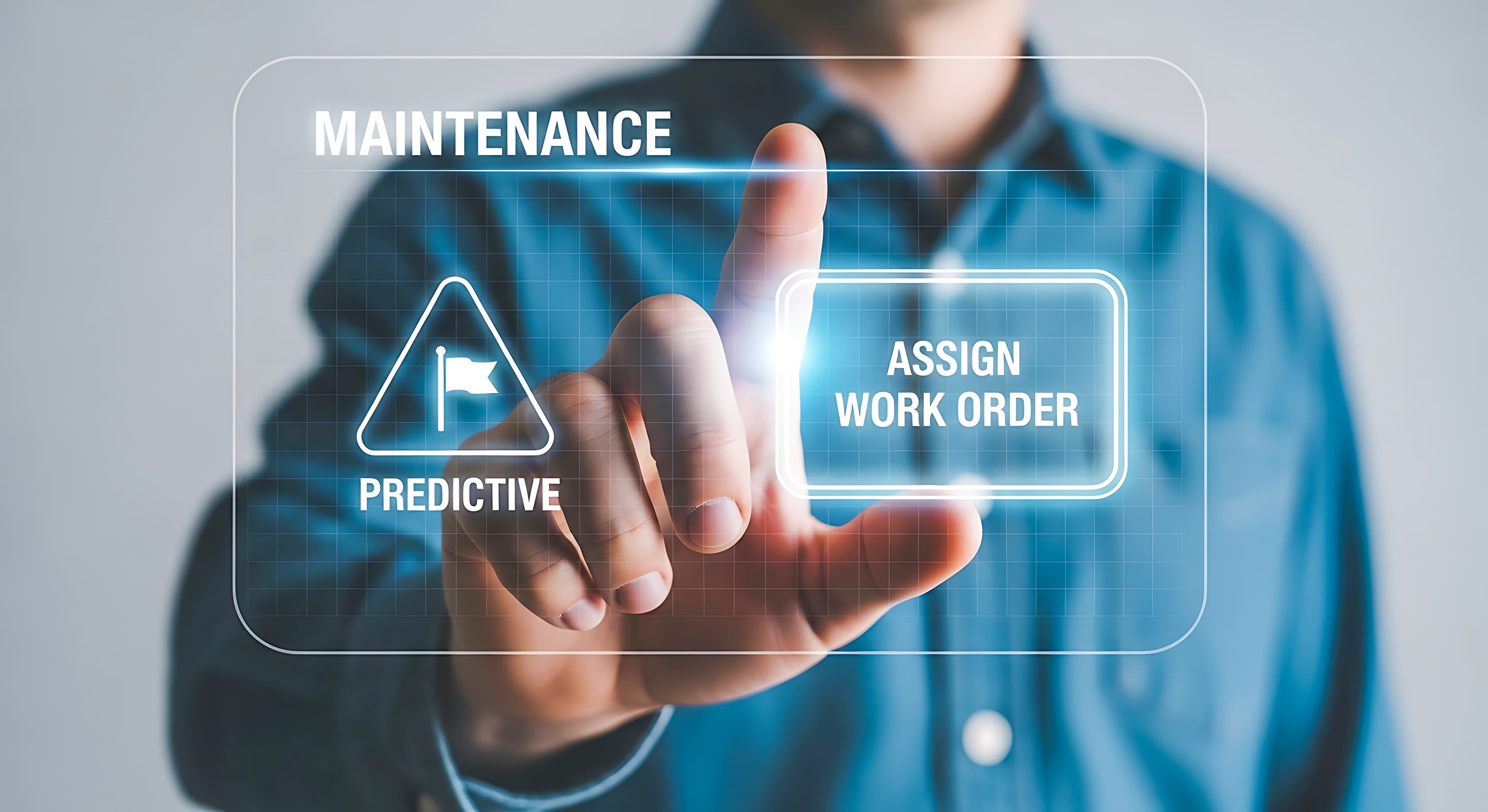 A maintenance dashboard with a work order being assigned